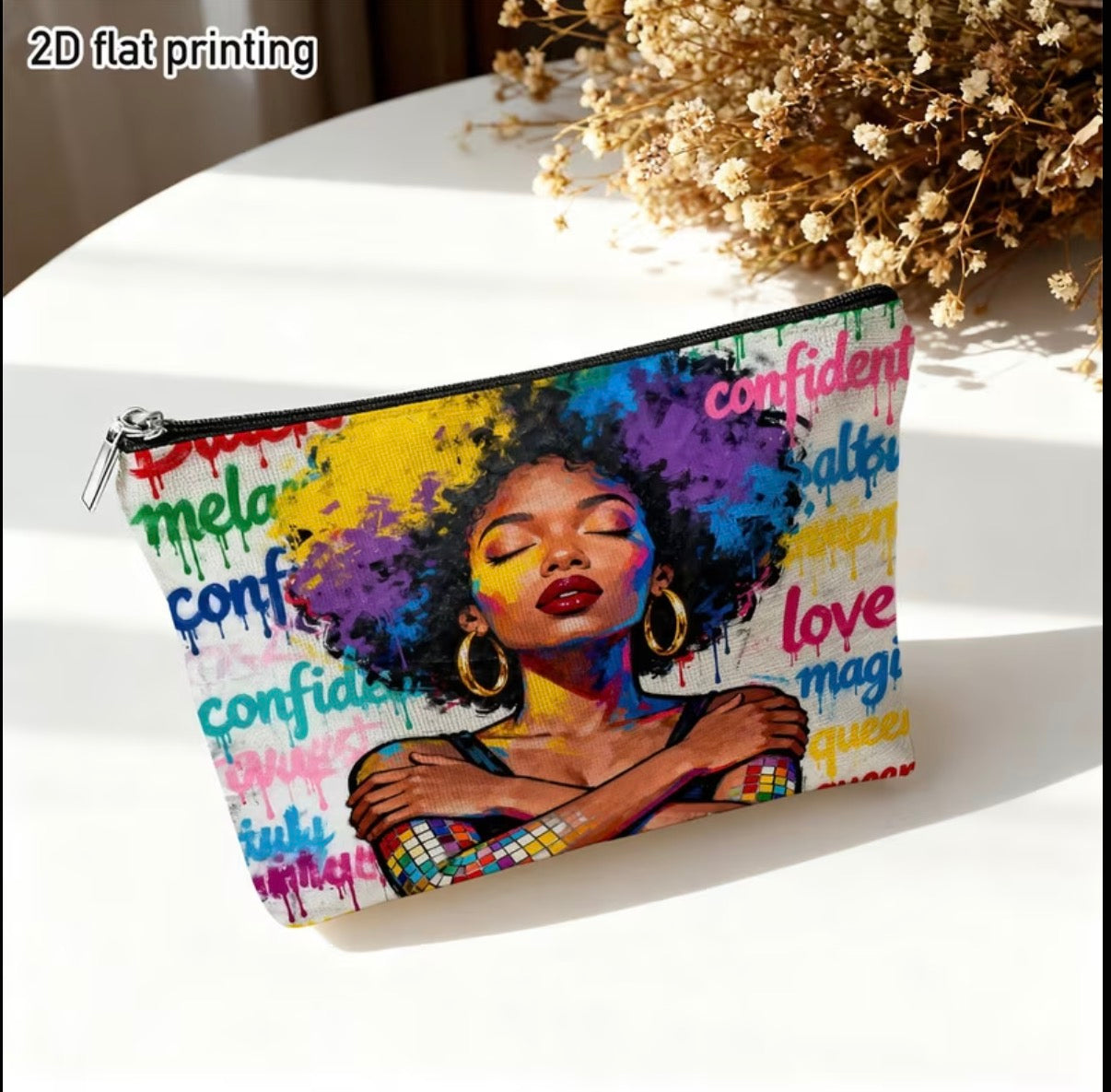 Melanin Confidence Makeup Bag