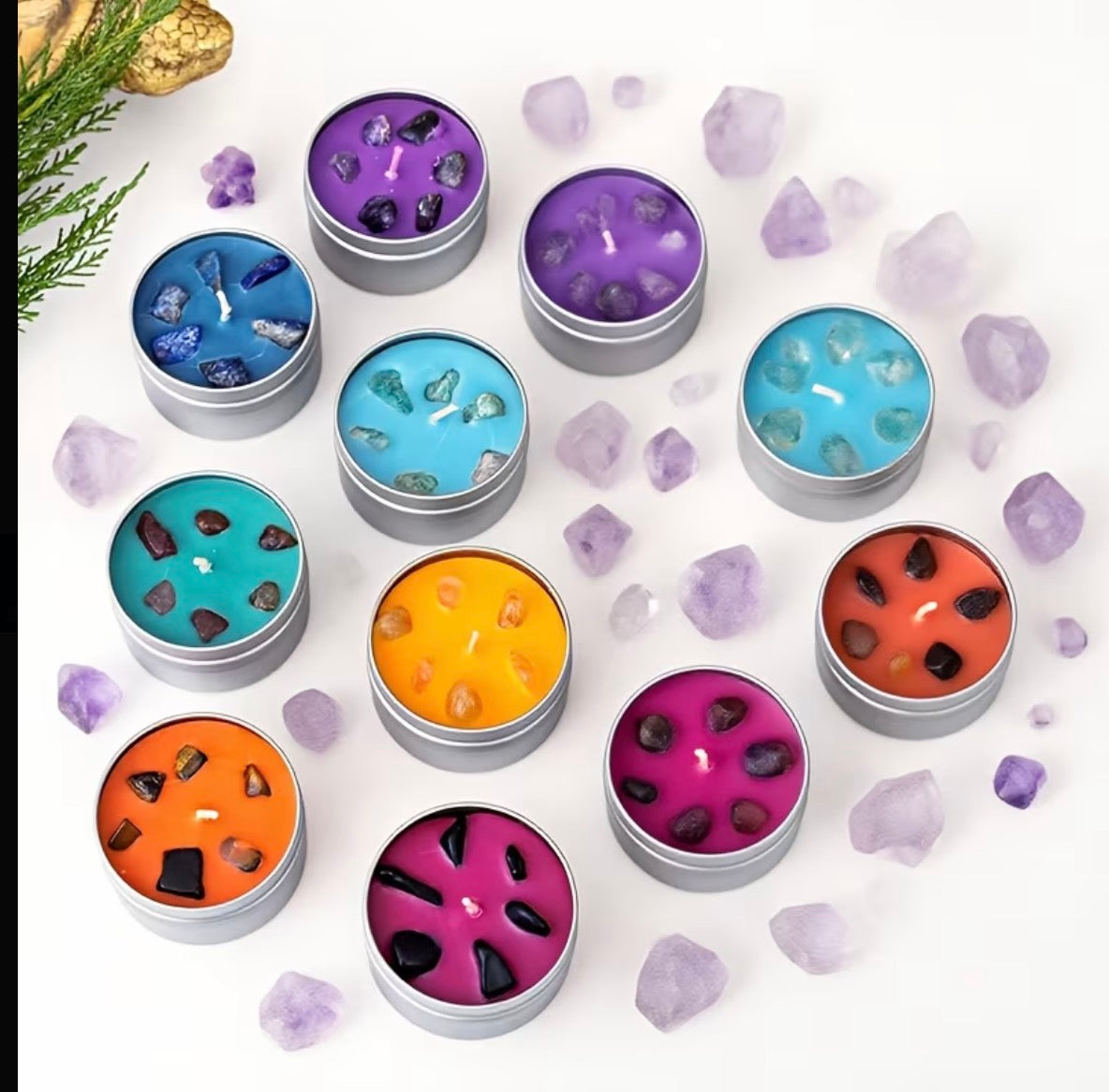 Chakra Alignment Candle Set 7pc