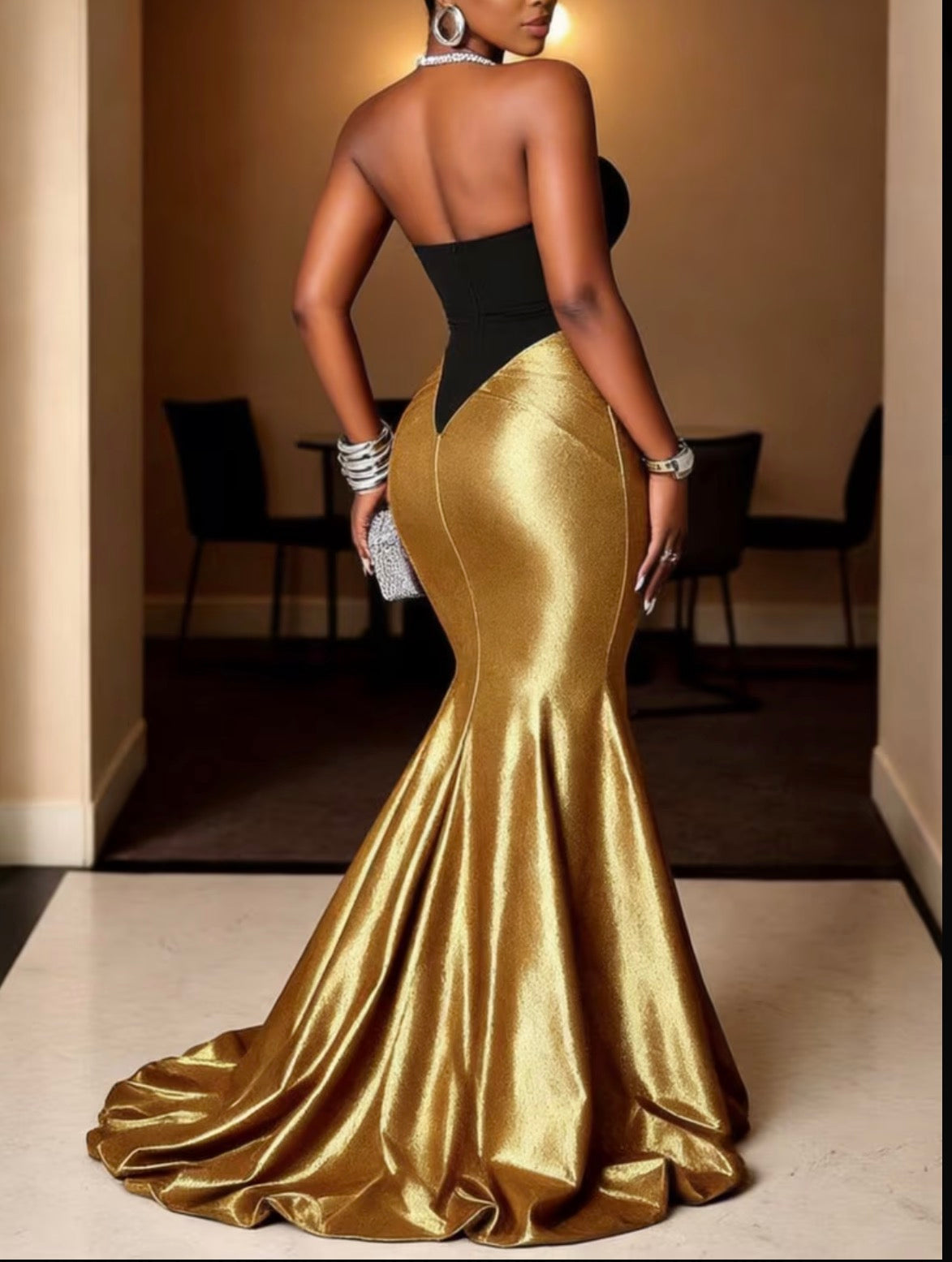 Golden Aura Dress