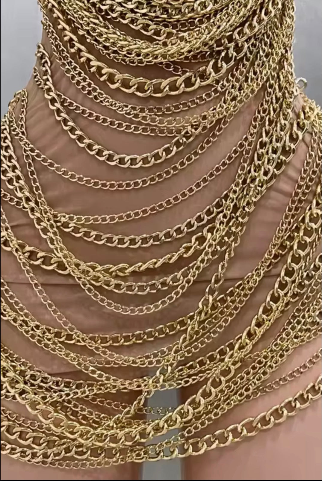 Chain Lifted Dress