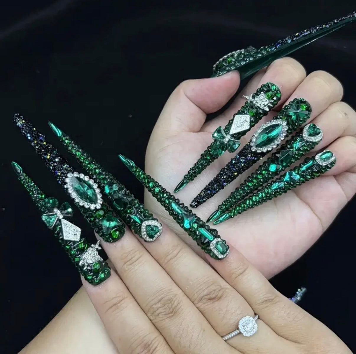 Wicked Gem Nails