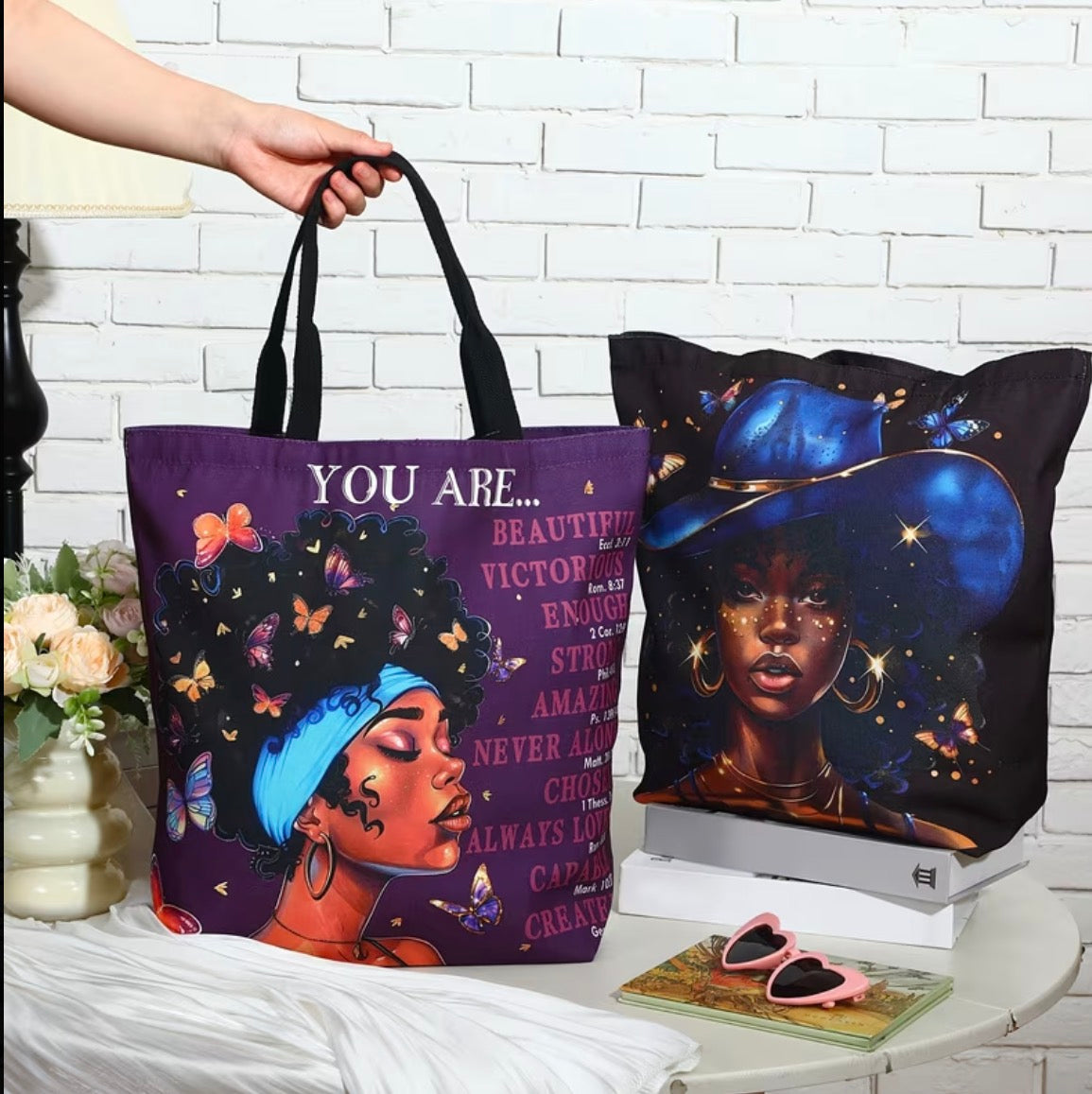 Chosen One Satchel Tote Bag 4pc set