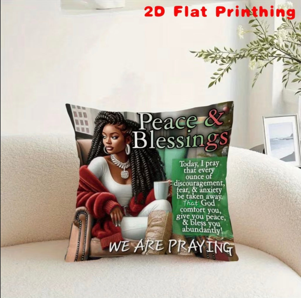 All Blessings Throw Pillow