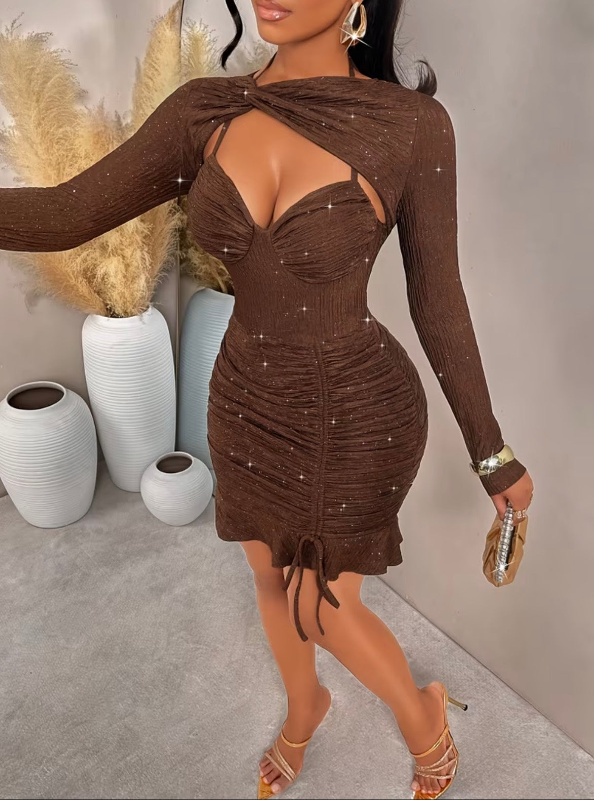 Retro Star Casual Dress