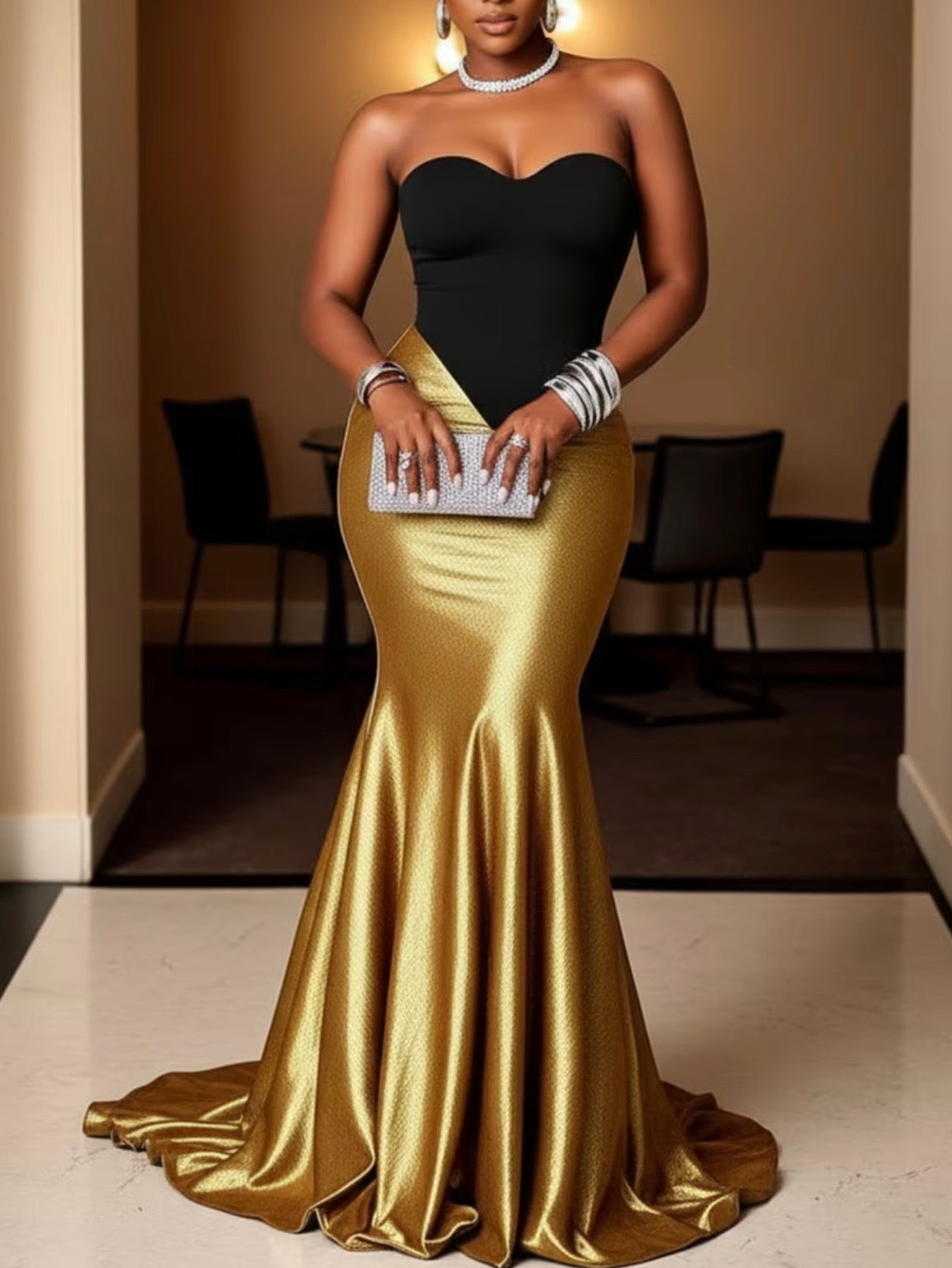 Golden Aura Dress