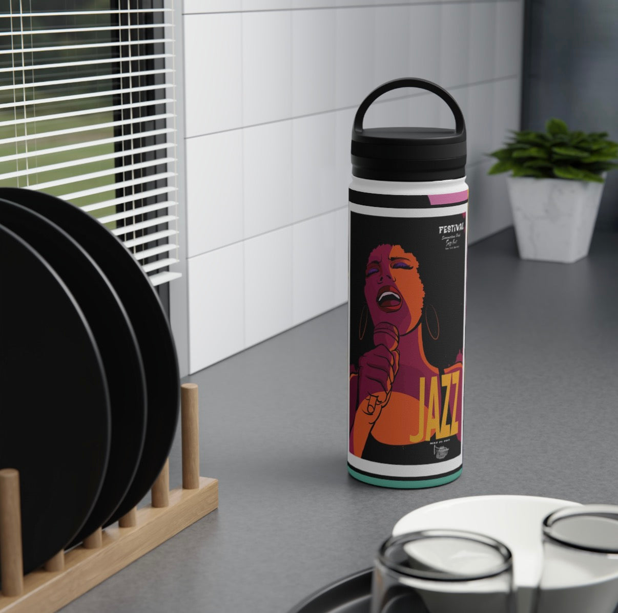 Retro Jazz Tumbler