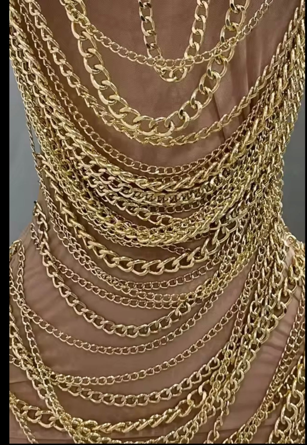 Chain Lifted Dress