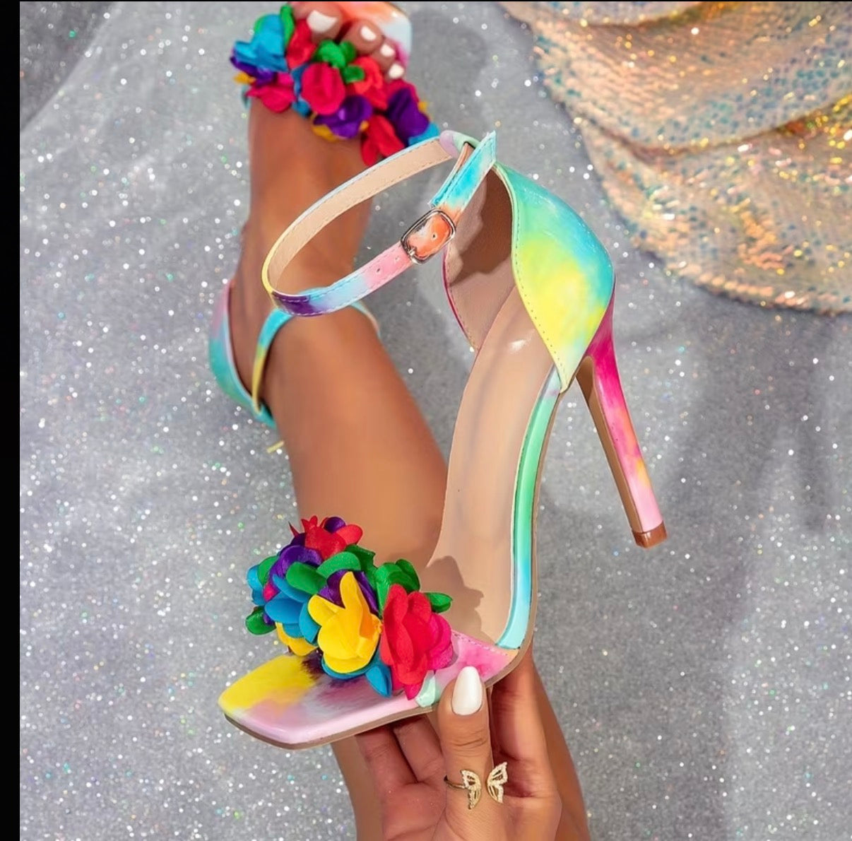 Tye Dye Nefarious Heels