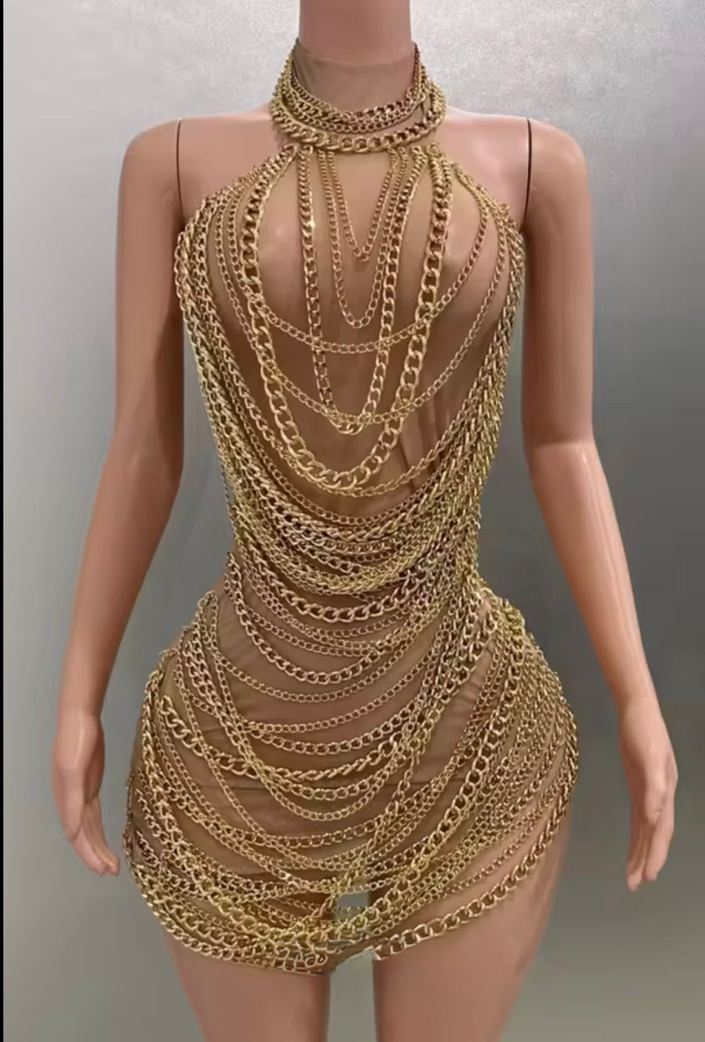 Chain Lifted Dress