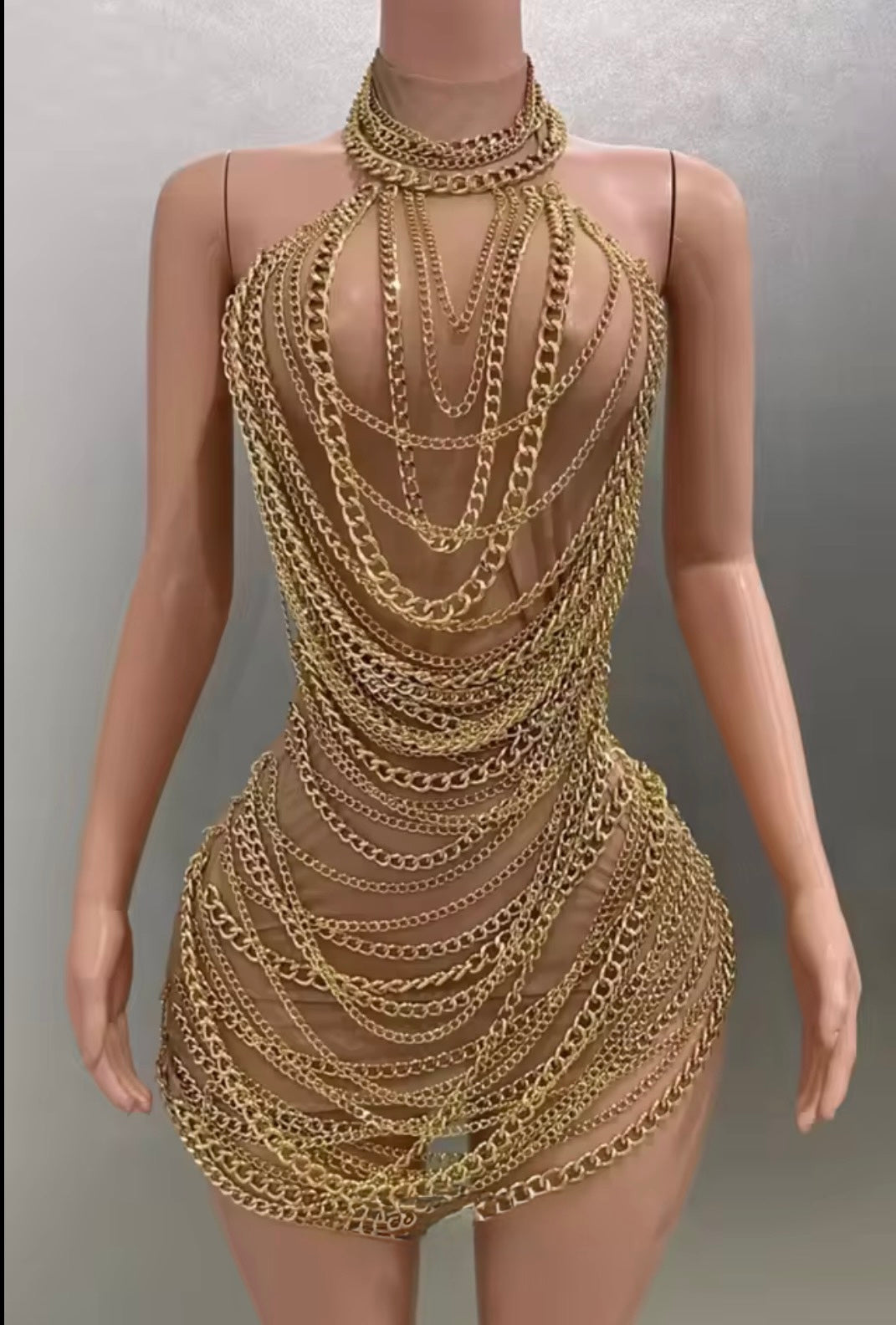 Chain Lifted Dress