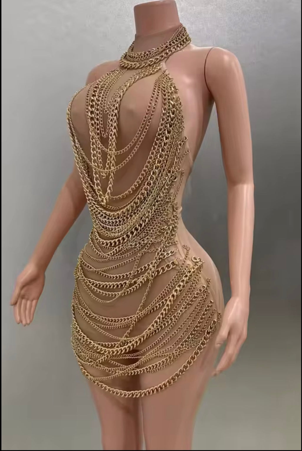 Chain Lifted Dress