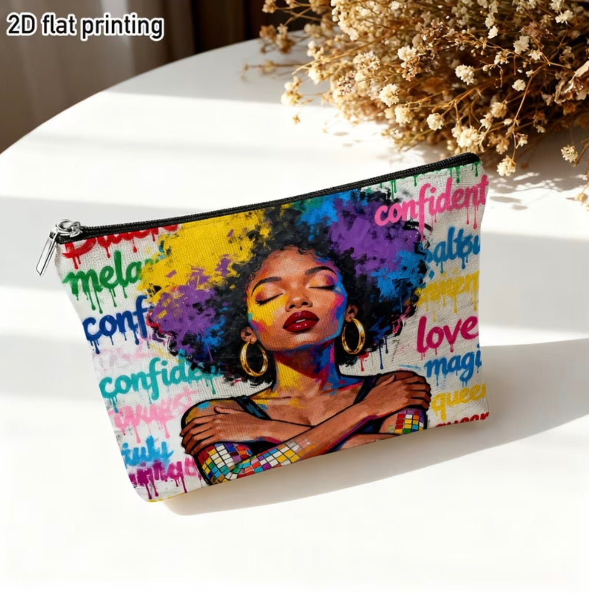 Melanin Confidence Makeup Bag
