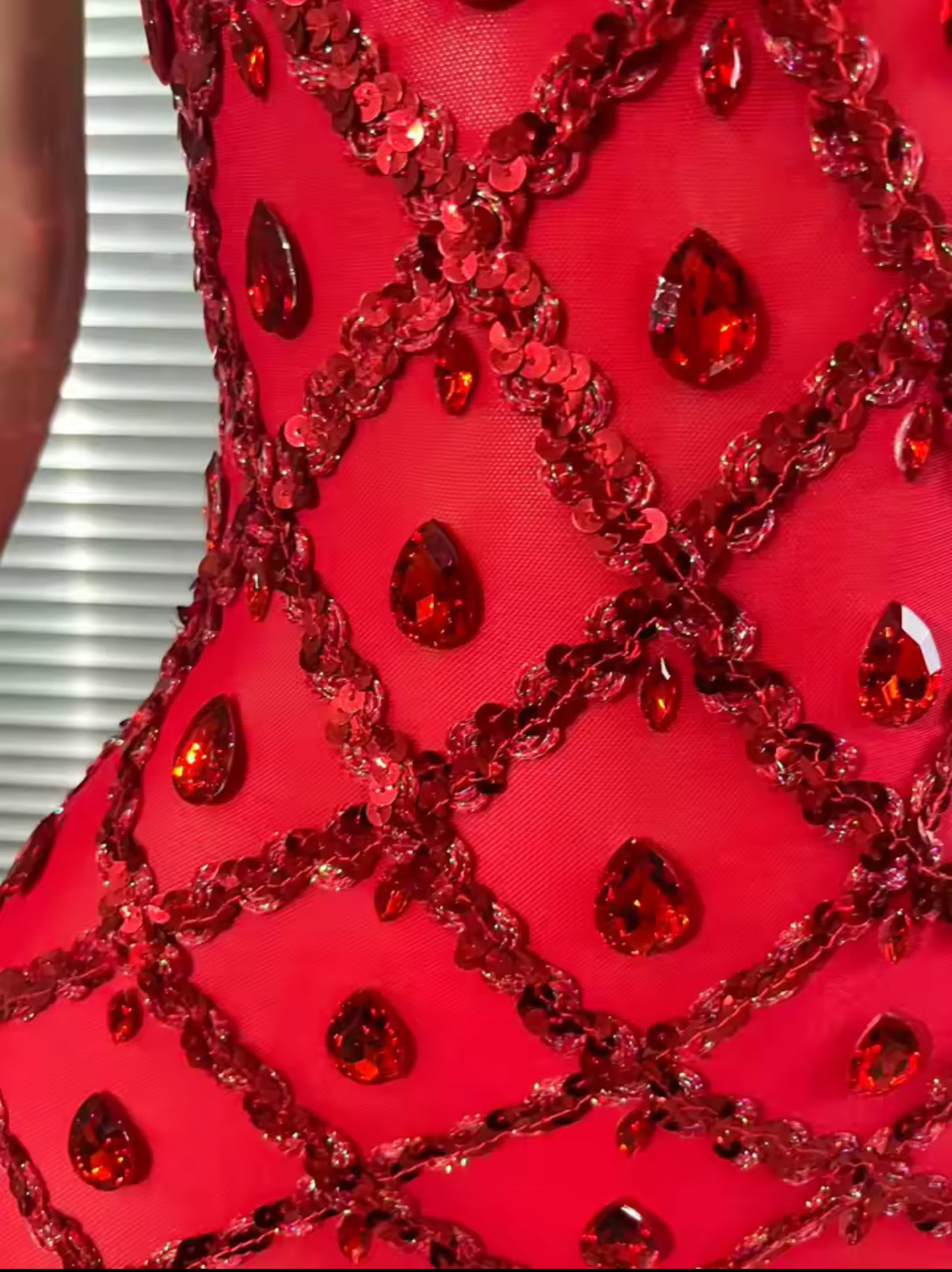 Fireball Rhinestone Jumpsuit