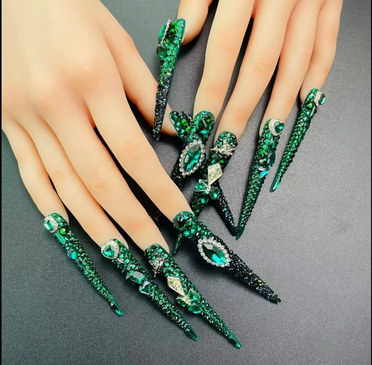 Wicked Gem Nails