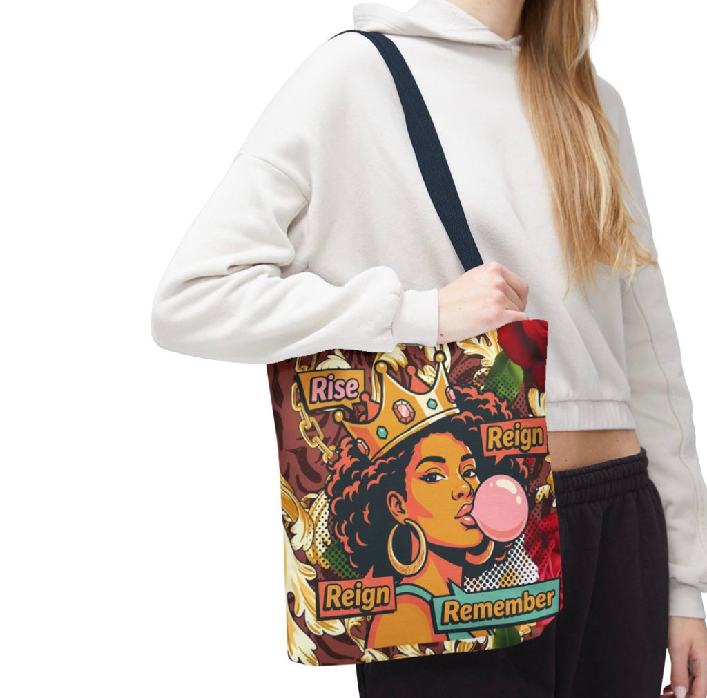 Rise, Reign, Remember Tote Bag