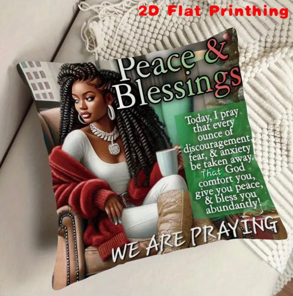 All Blessings Throw Pillow