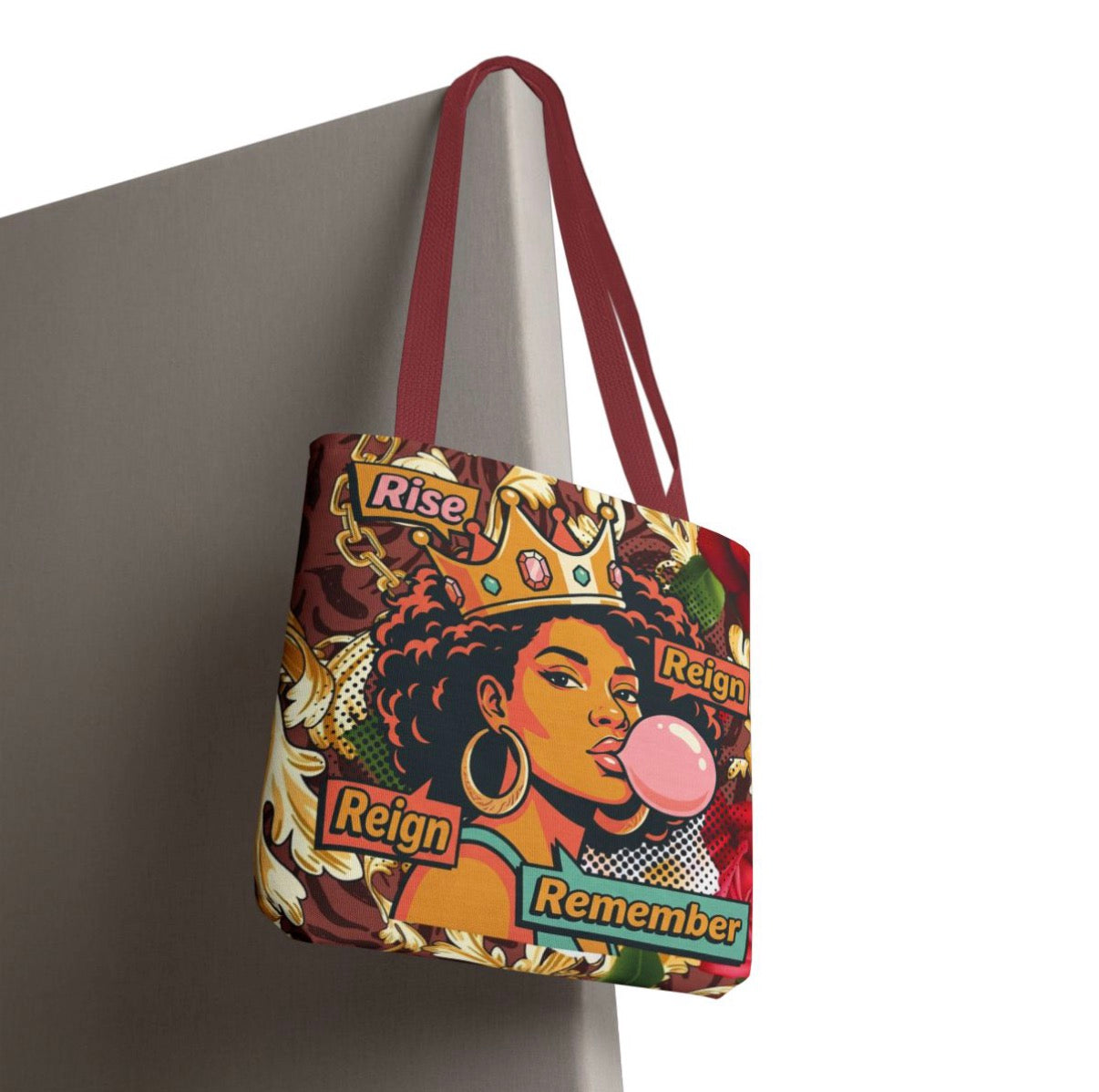 Rise, Reign, Remember Tote Bag