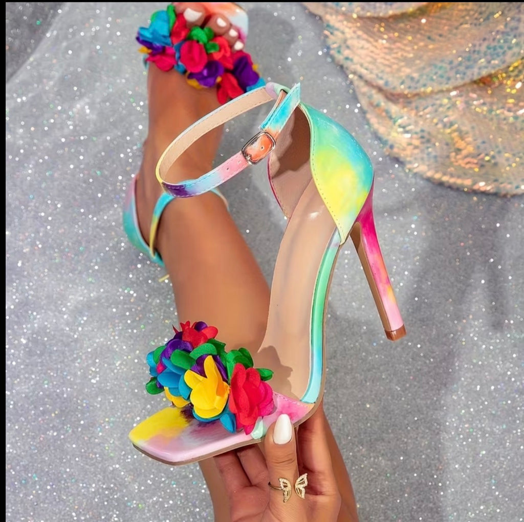 Tye Dye Nefarious Heels