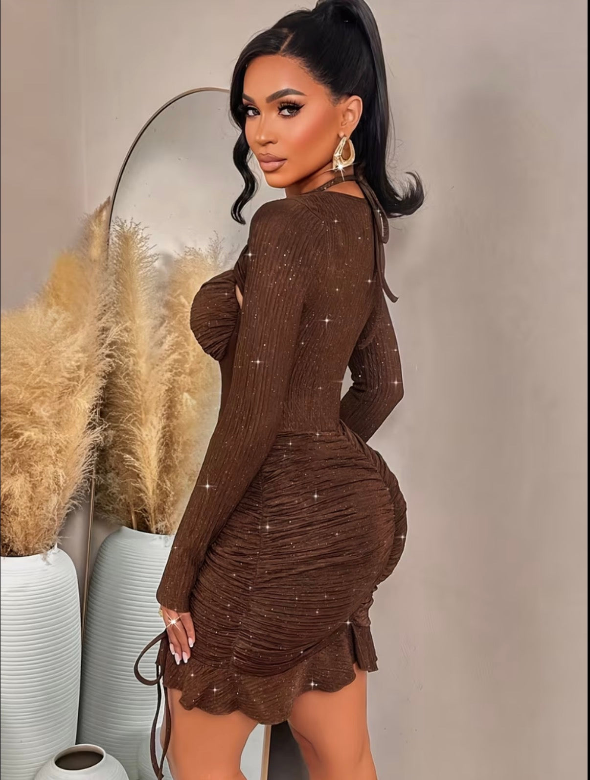 Retro Star Casual Dress