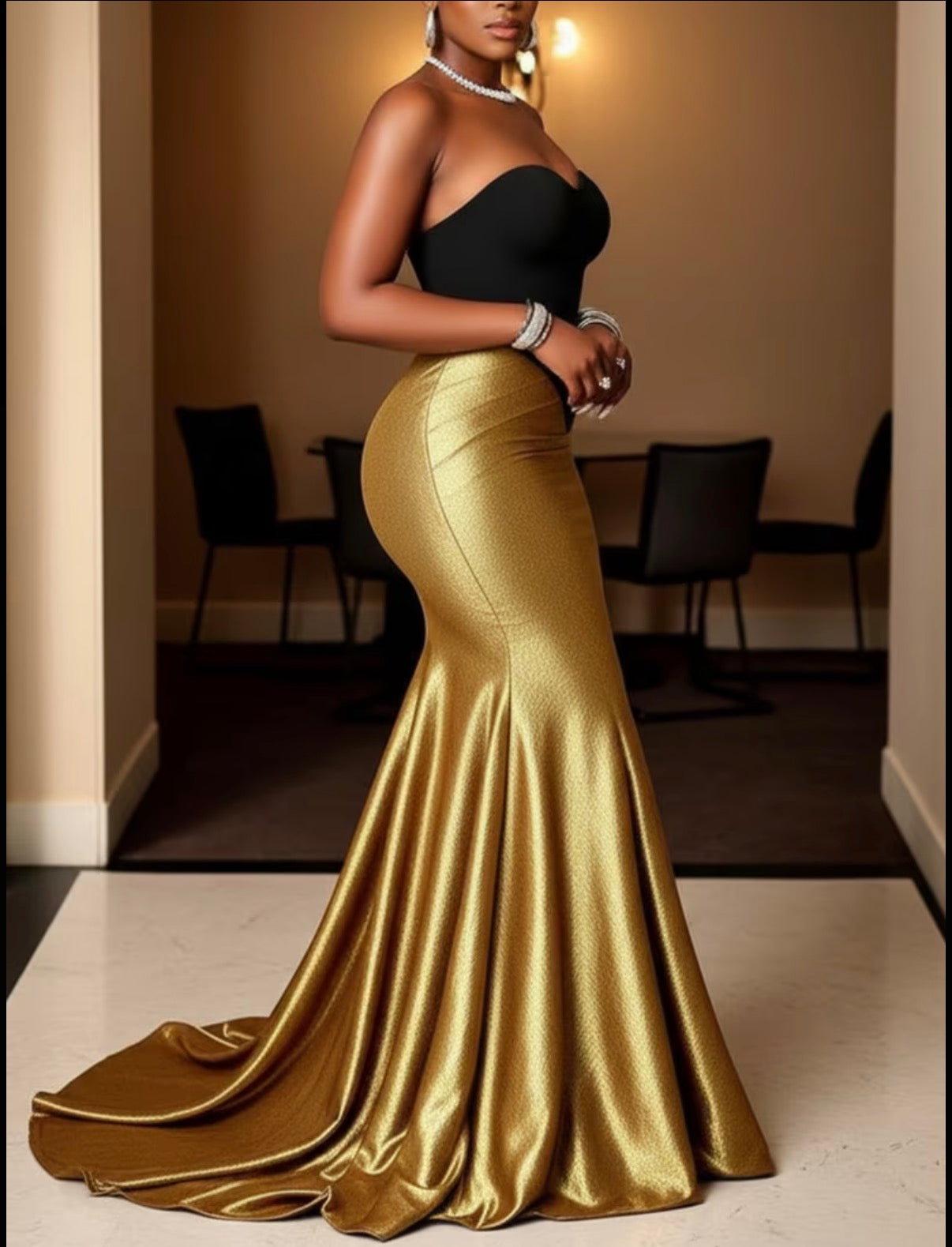 Golden Aura Dress