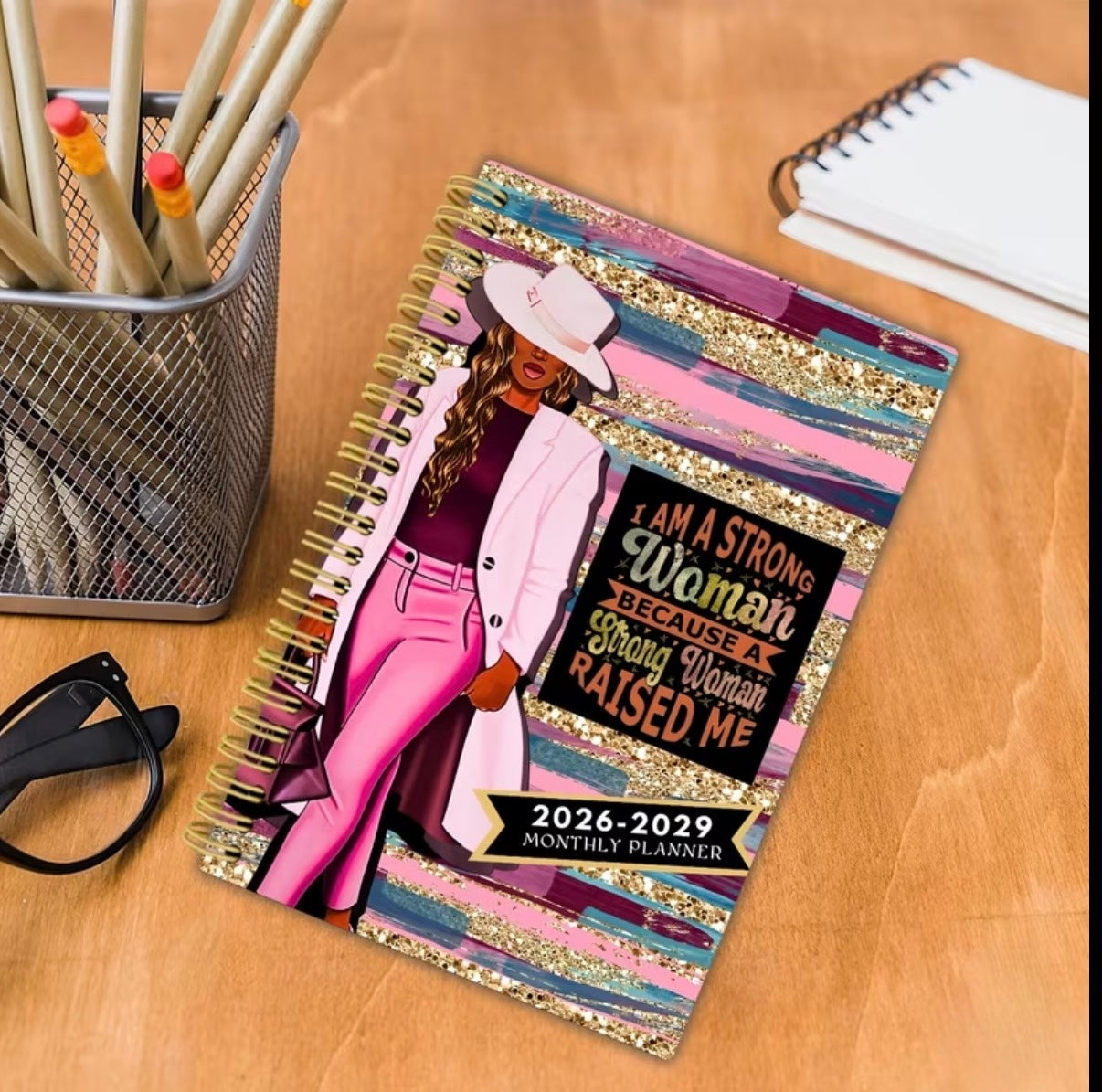 Strong Women Raised Monthly Planner