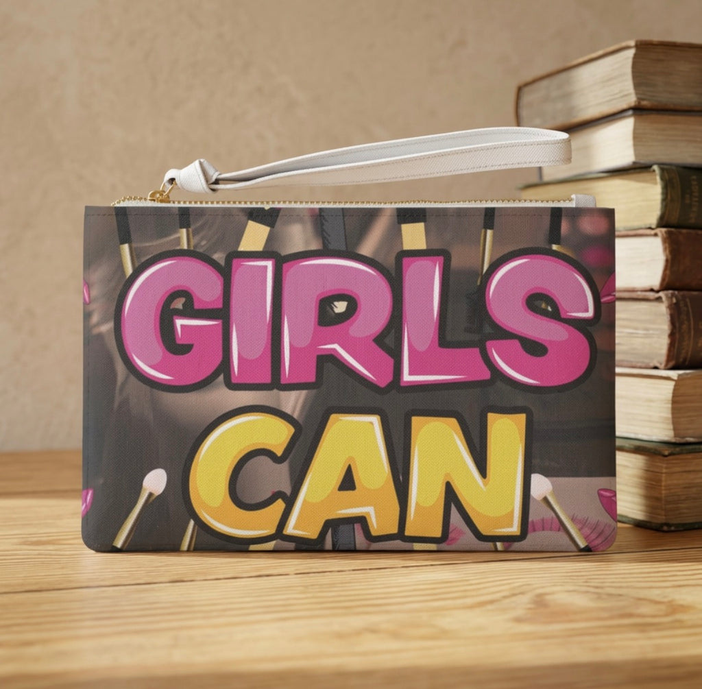 Girls Can Clutch Bag
