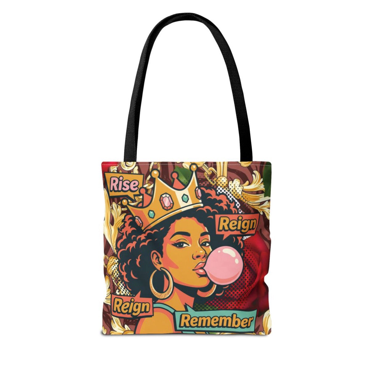 Rise, Reign, Remember Tote Bag