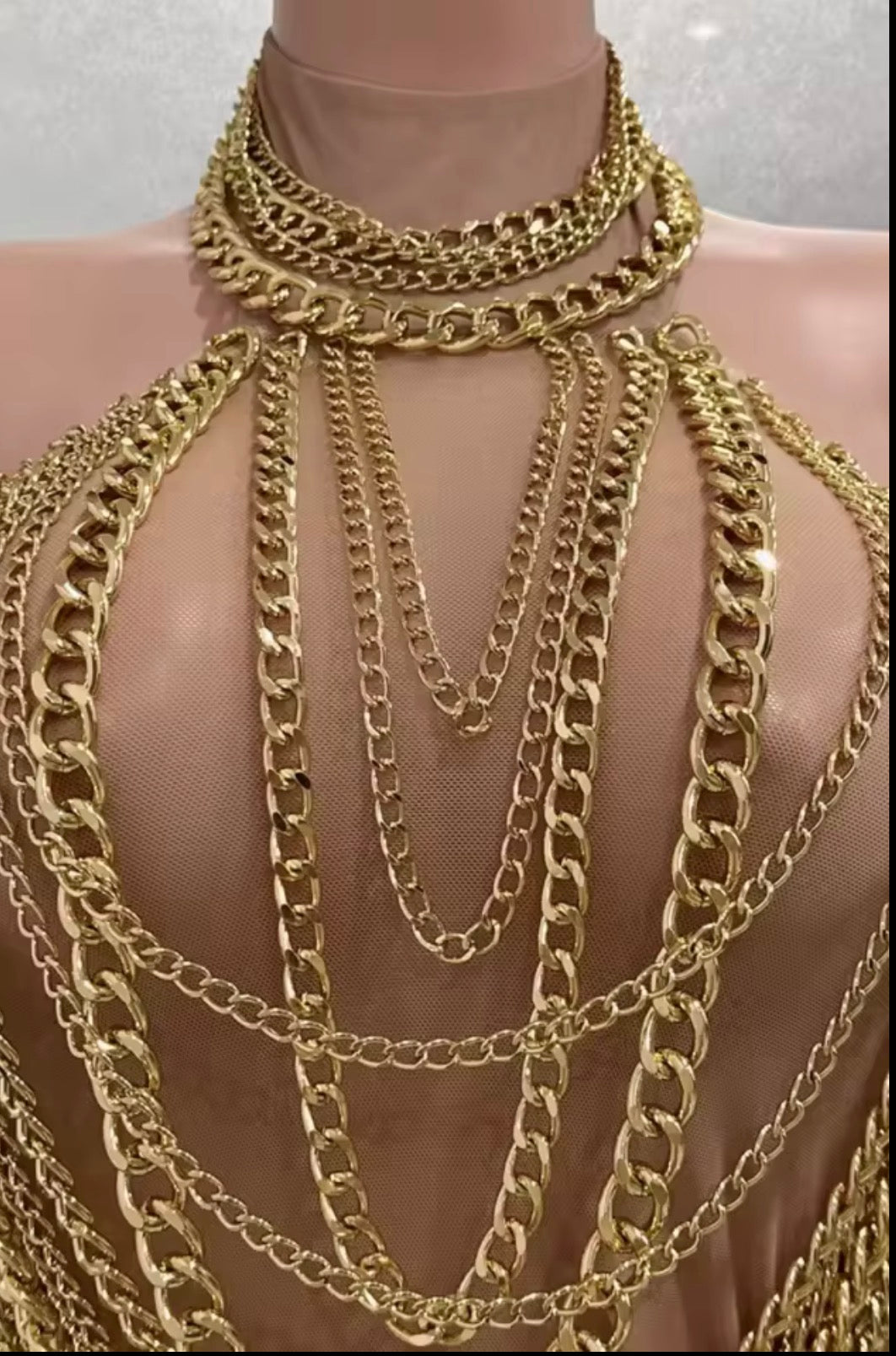 Chain Lifted Dress