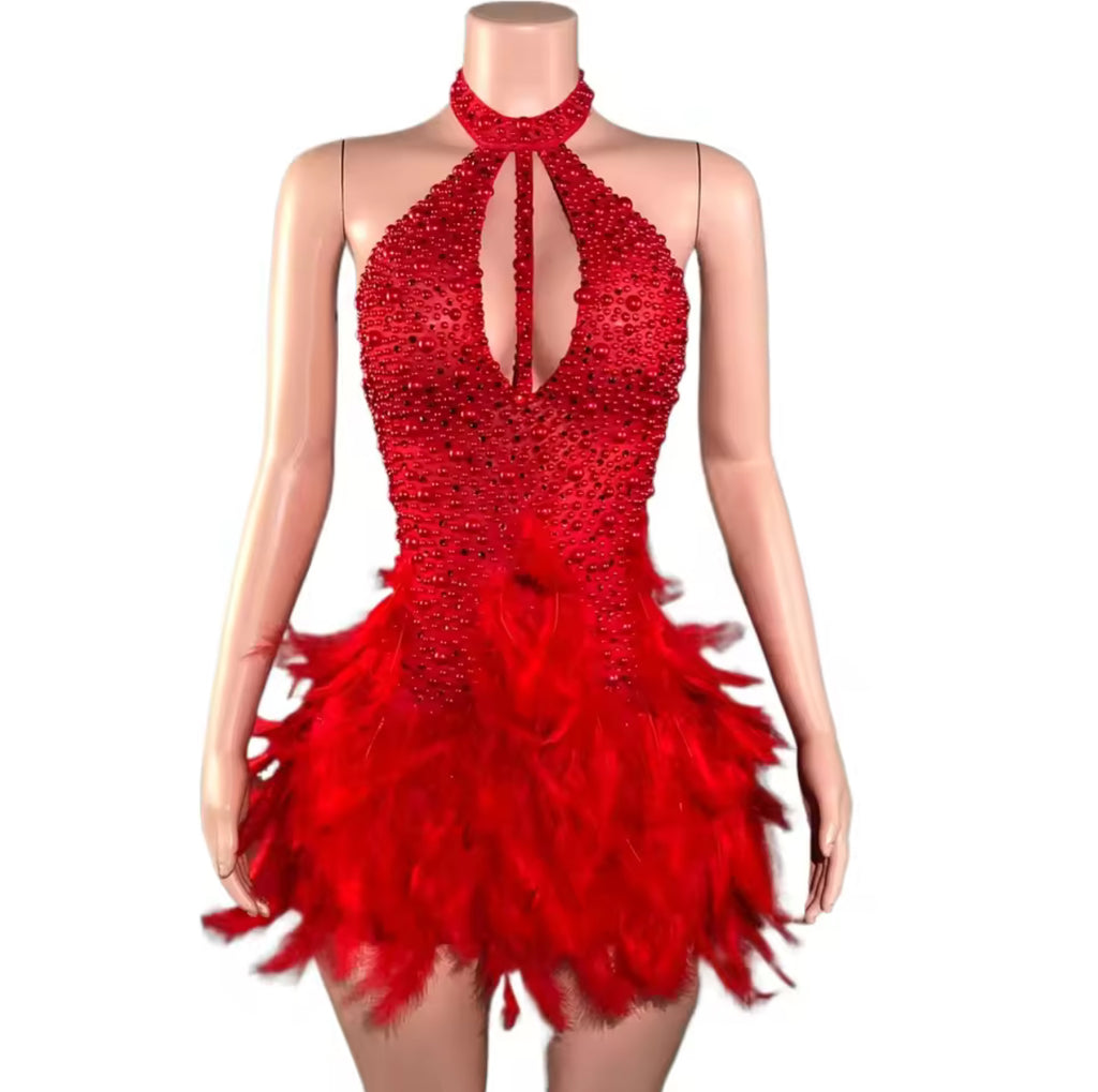 Flamingo Flame Dress