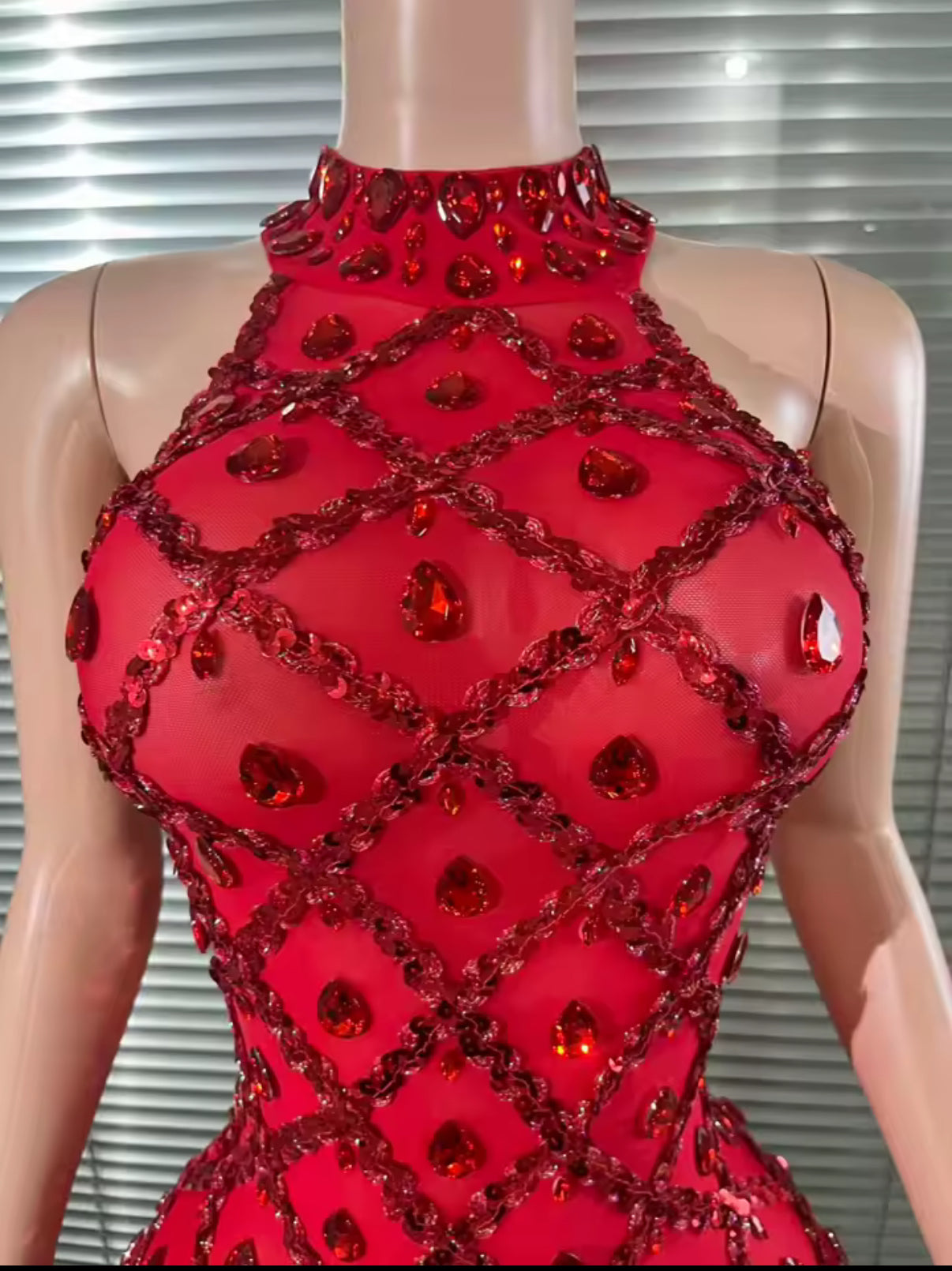 Fireball Rhinestone Jumpsuit