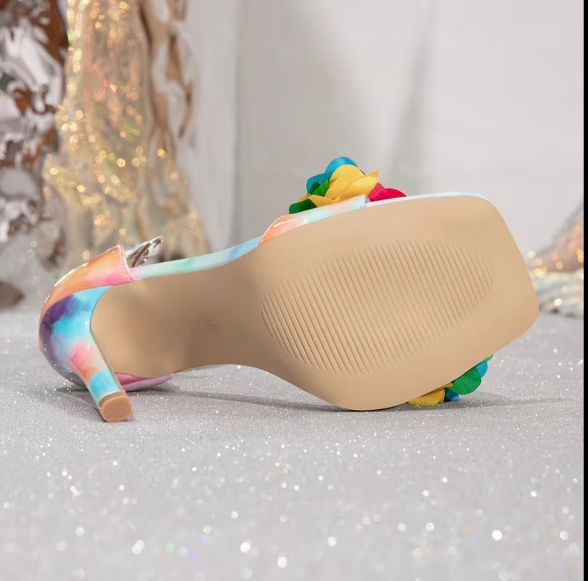 Tye Dye Nefarious Heels