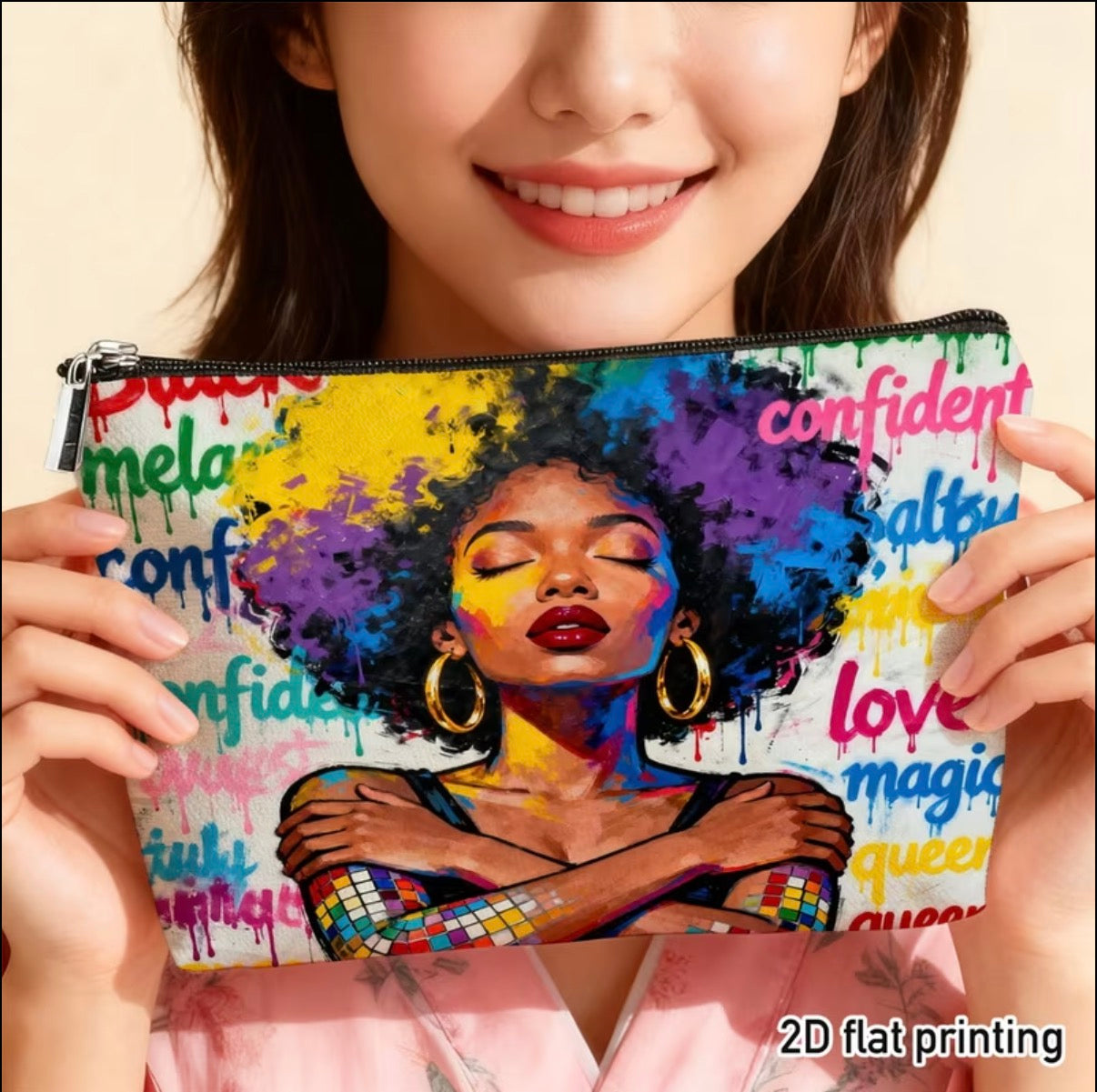 Melanin Confidence Makeup Bag