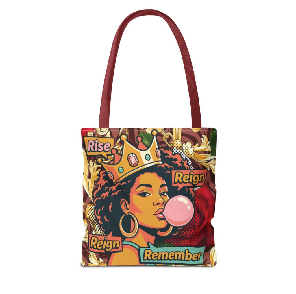Rise, Reign, Remember Tote Bag