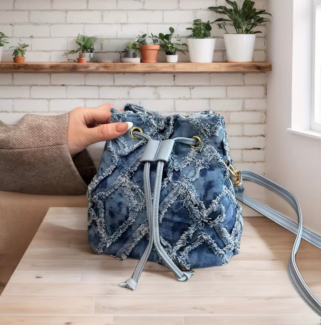 Crossbody Denim Bag