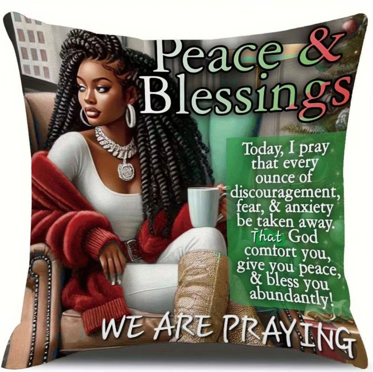 All Blessings Throw Pillow