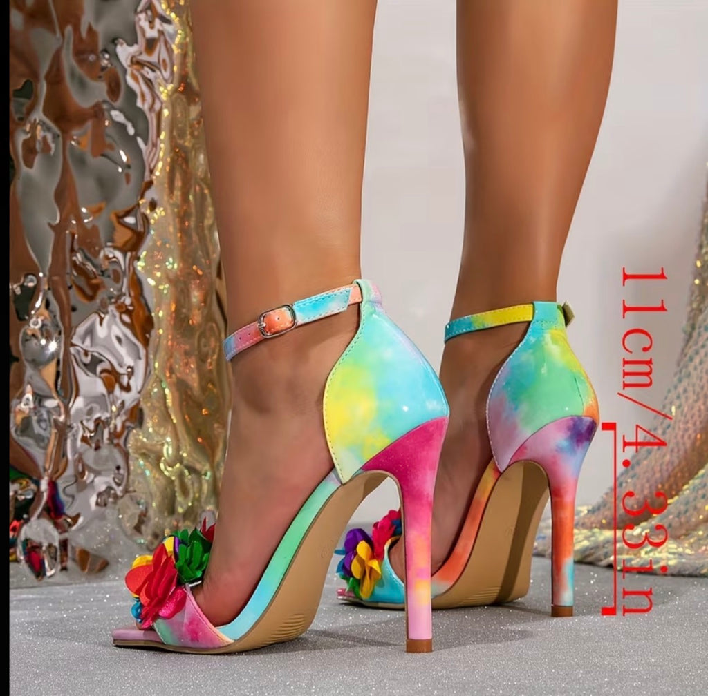 Tye Dye Nefarious Heels