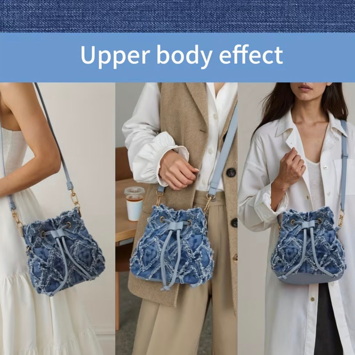 Crossbody Denim Bag