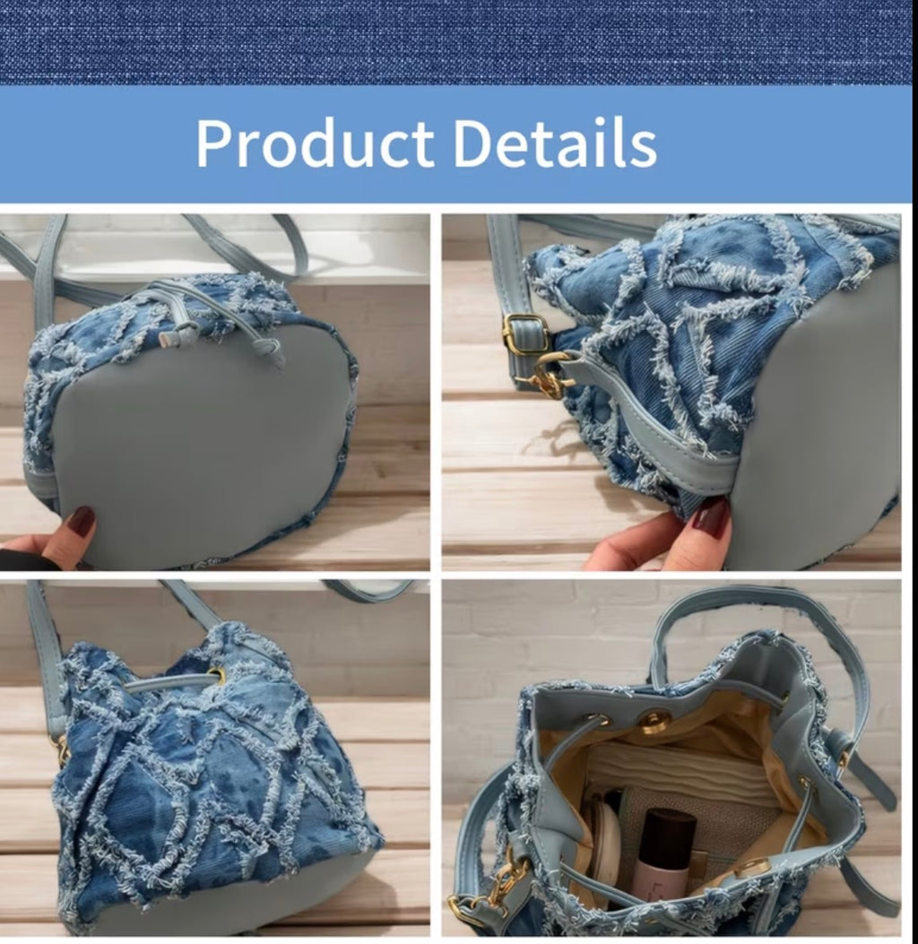 Crossbody Denim Bag
