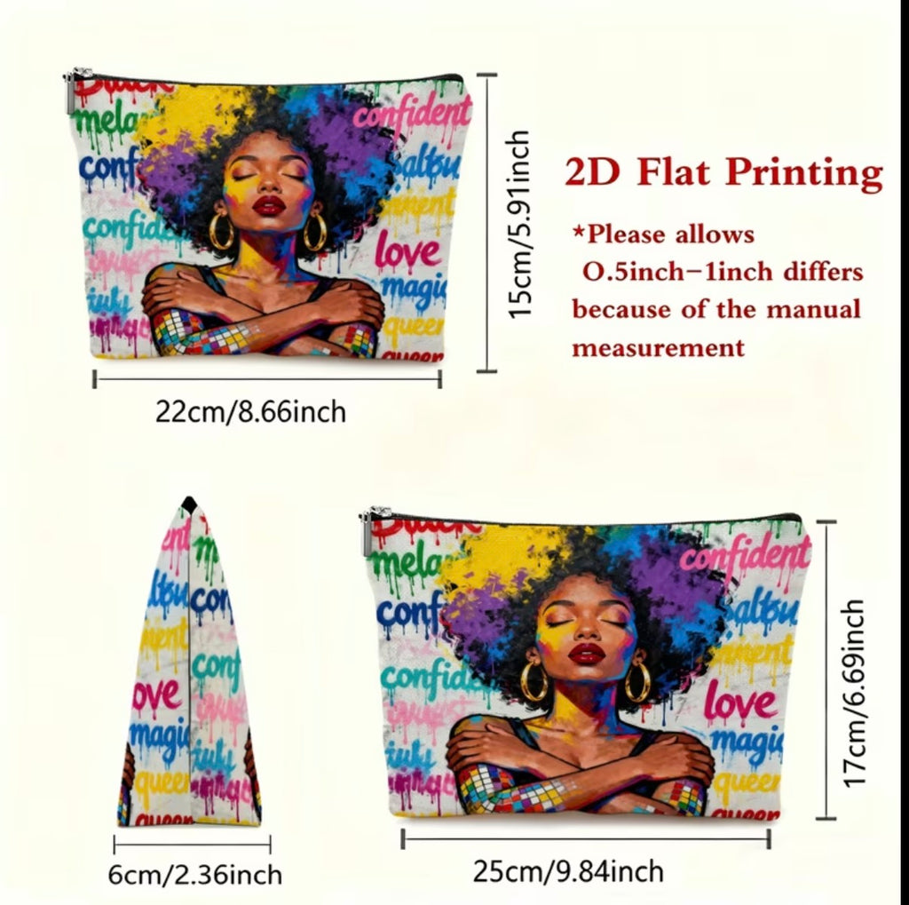 Melanin Confidence Makeup Bag