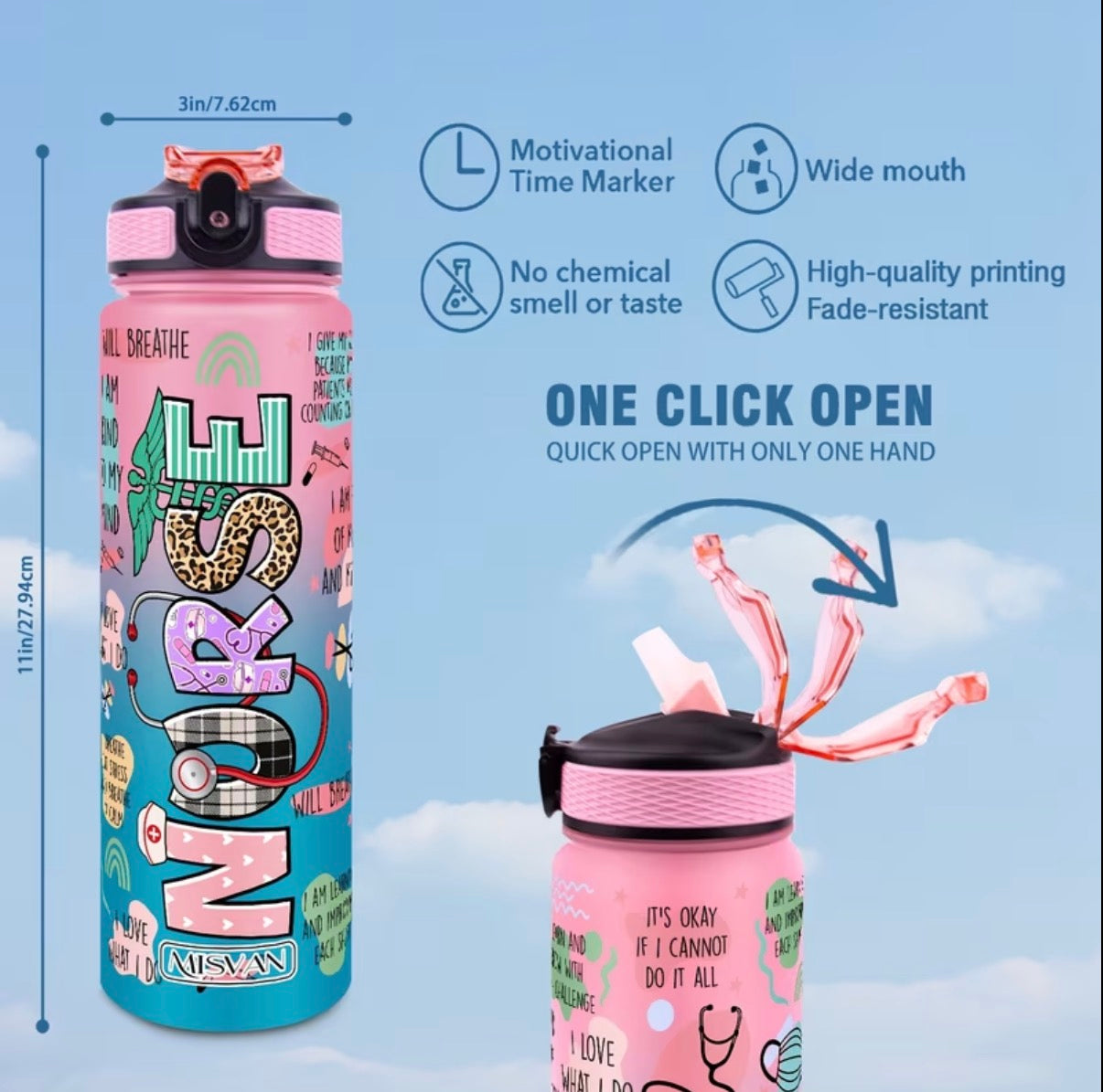 Nurse Water Bottle