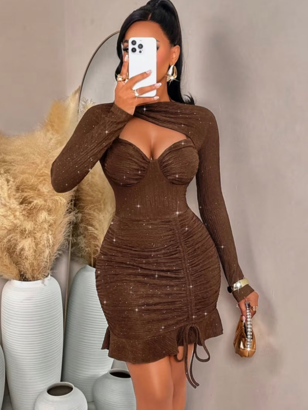 Retro Star Casual Dress