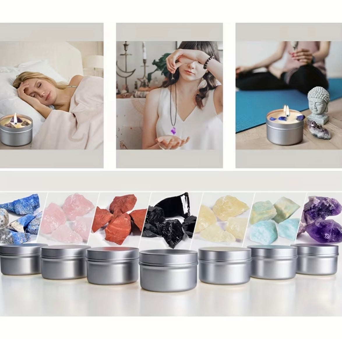 Chakra Alignment Candle Set 7pc