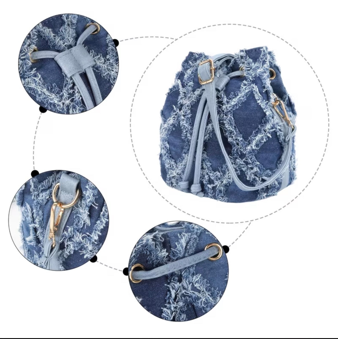 Crossbody Denim Bag