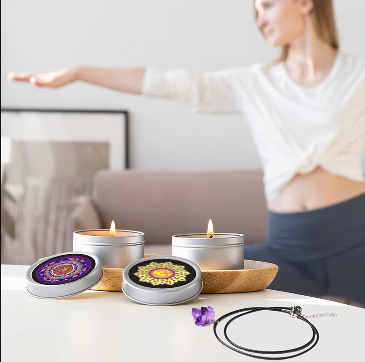 Chakra Alignment Candle Set 7pc
