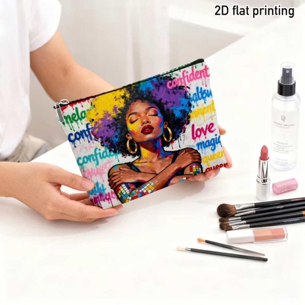 Melanin Confidence Makeup Bag