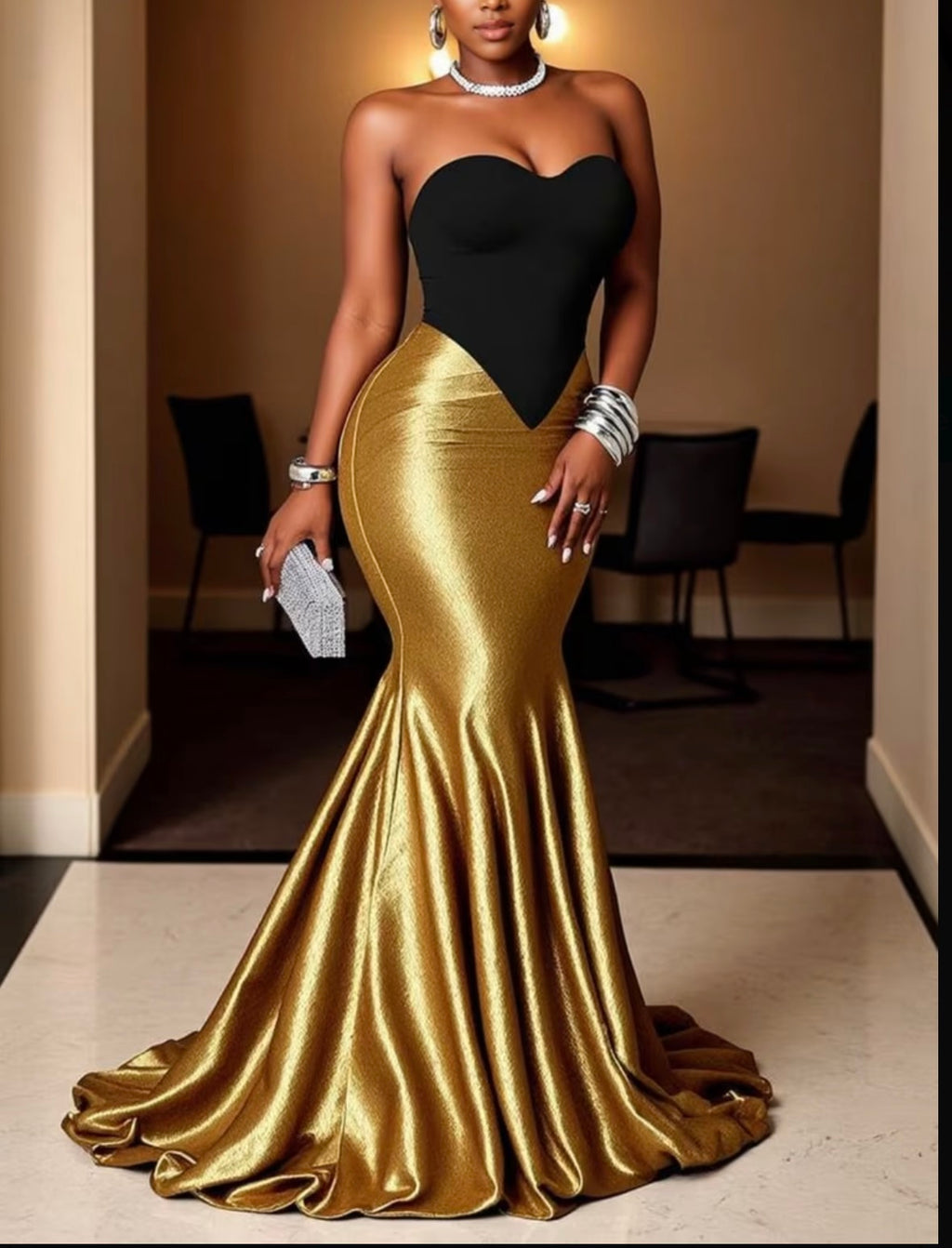 Golden Aura Dress