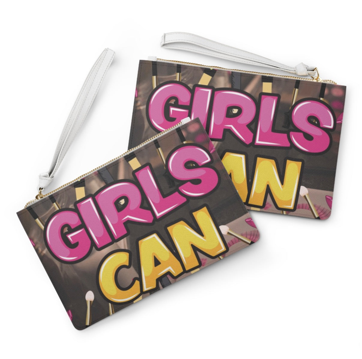 Girls Can Clutch Bag